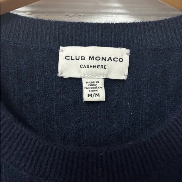 CLUB MONACO Mini Cable Cashmere Shell - size m - Picture 4 of 5